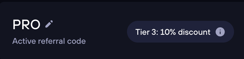 إثبات رمز إحالة GMX PRO مع خصم 10% على الرسوم
